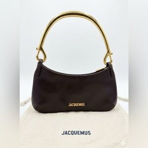 Jacquemus ‘Le Bisou mousqueton’ leather brown shoulder bag